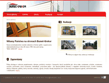 Tablet Screenshot of bumet-grekor.com.pl